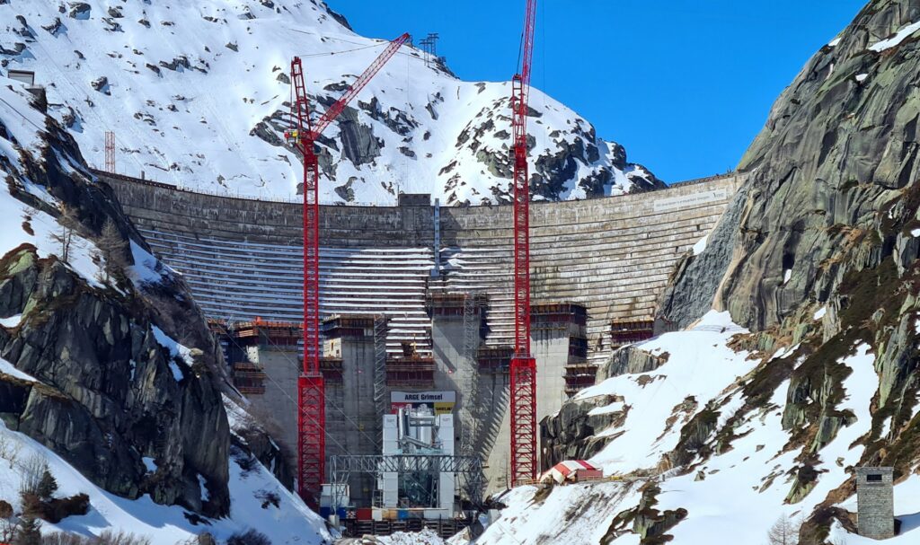 Concrete heating systems for the project of the century in Switzerland