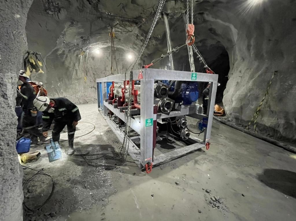 Underground chiller for Brazilian gold mine
