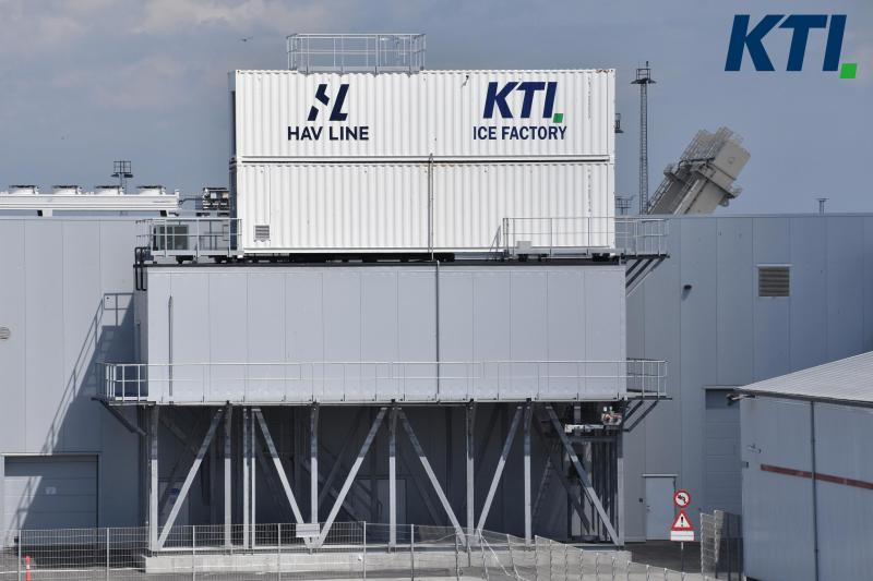 Ice water chiller plant